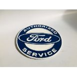 (R) FORD AUTHORISED PLAQUE