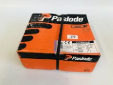 SEALED PACK 2200 PASLODE 3,1 X 75MM RING D-HEAD NAILS WITH CARTRIDGES.