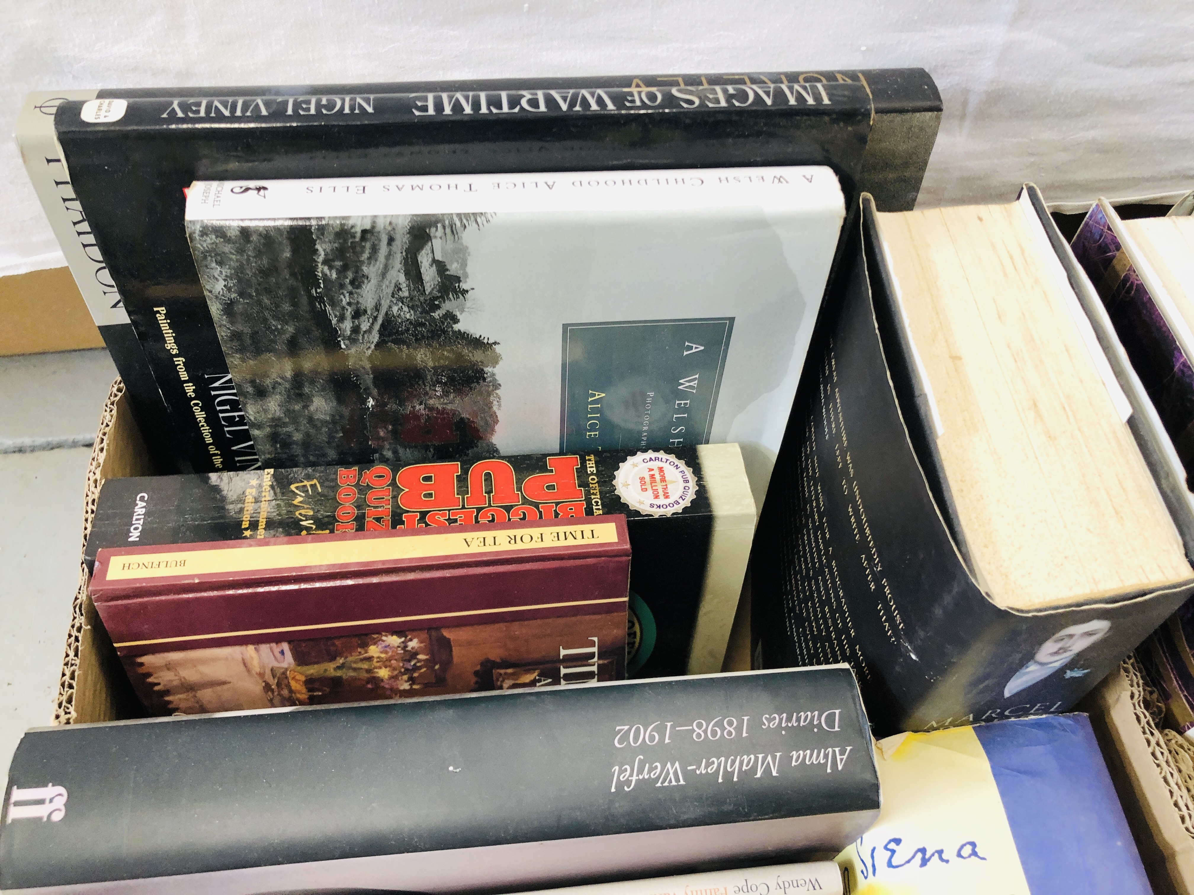 5 BOXES BOOKS TO INCLUDE NOVELS, REFERENCE, HISTORY ETC. - Image 8 of 8