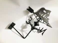 (R) HORSE WEATHER VANE - WALL