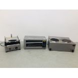 STAINLESS STEEL COUGAR CATERING ELECTRIC TWIN HOT PLATE,