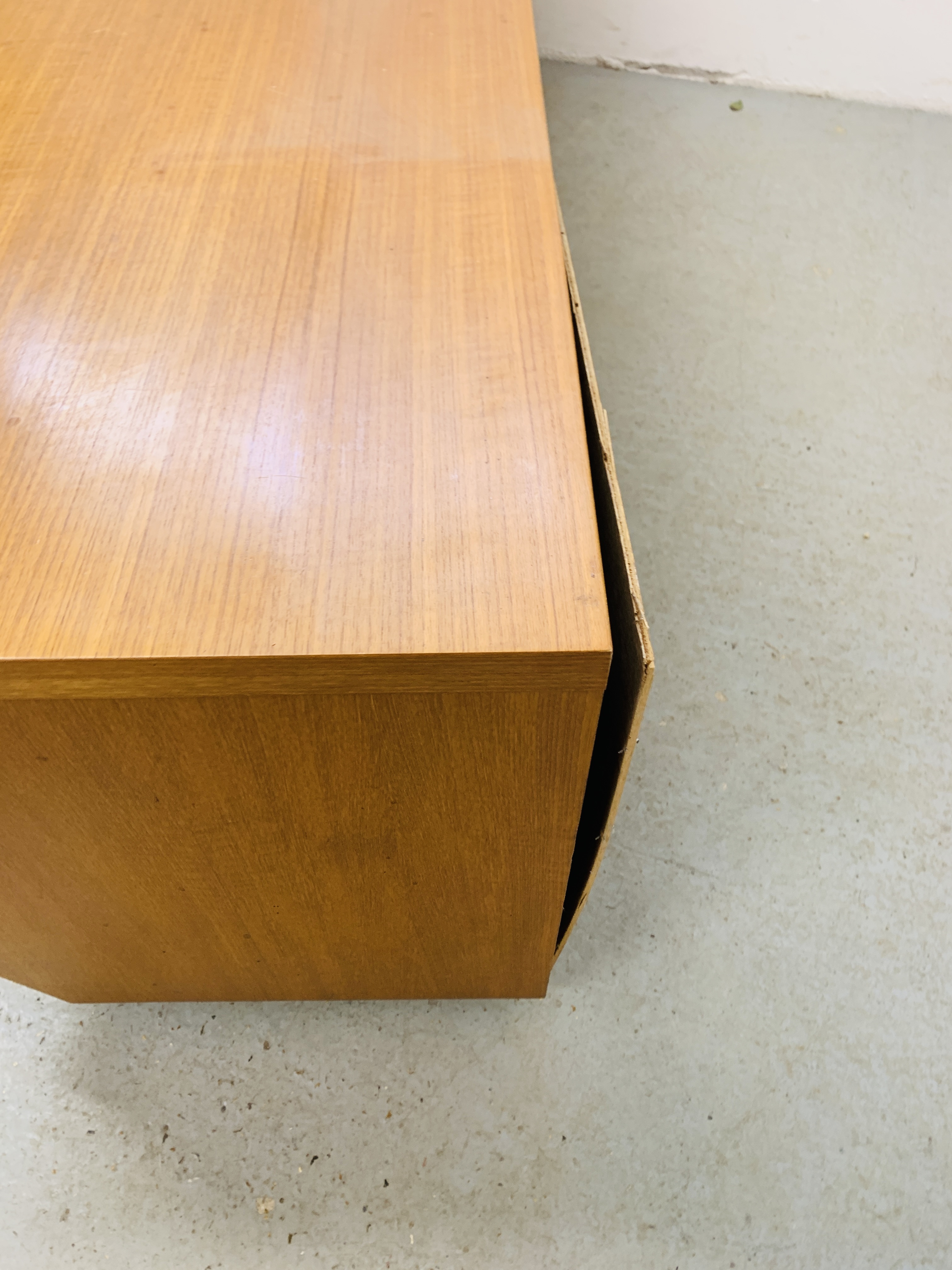 TWO MID CENTURY PORTWOOD FURNITURE LOW LEVEL TEAK FINISH SIDEBOARDS + TWO GRADUATED TEAK FINISH - Image 11 of 11