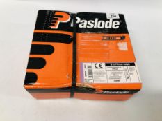 AS NEW PACK OF 2200 PASLODE 3,1 X 75MM RING D-HEAD NAILS.