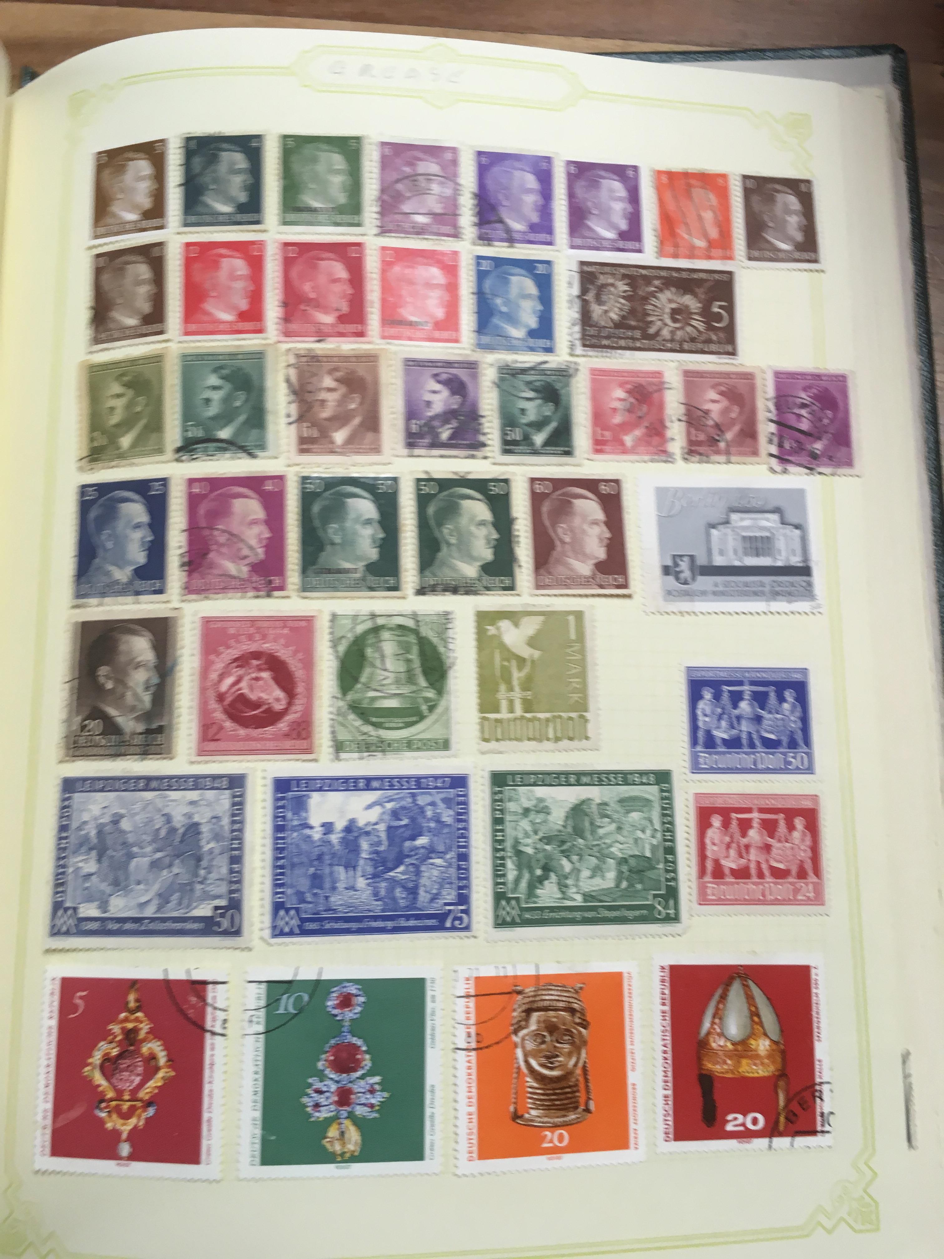 TUB WITH GB AND OTHER STAMPS IN TEN ALBUMS. - Image 6 of 7