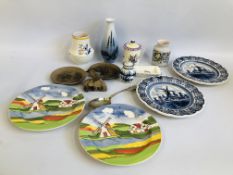 COLLECTION OF POOLE POTTERY TO INCLUDE A WREN, ASHTRAY, VASE ETC.