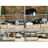 15 BOXES OF ASSORTED HOUSEHOLD SUNDRIES AND ELECTRICALS TO INCLUDE TOSHIBA DVD VIDEO PLAYER,