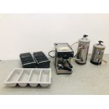 MAGISTER CATERING COFFEE MACHINE (SELF CONTAINED WATER RESERVOIR) AND TWO COMMERCIAL WATER