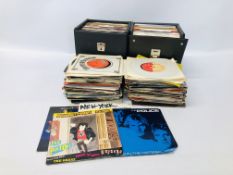 A COLLECTION OF MIXED 45 RPM RECORDS TO INCLUDE SEX PISTOLS, THE STRANGERS, BLONDIE, POLICE,
