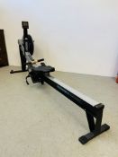 CONCEPT 2 MODEL PM2 ROWING EXERCISE MACHINE WITH DIGITAL DISPLAY - SOLD AS SEEN.