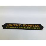 (R) ORIENT EXPRESS PLAQUE