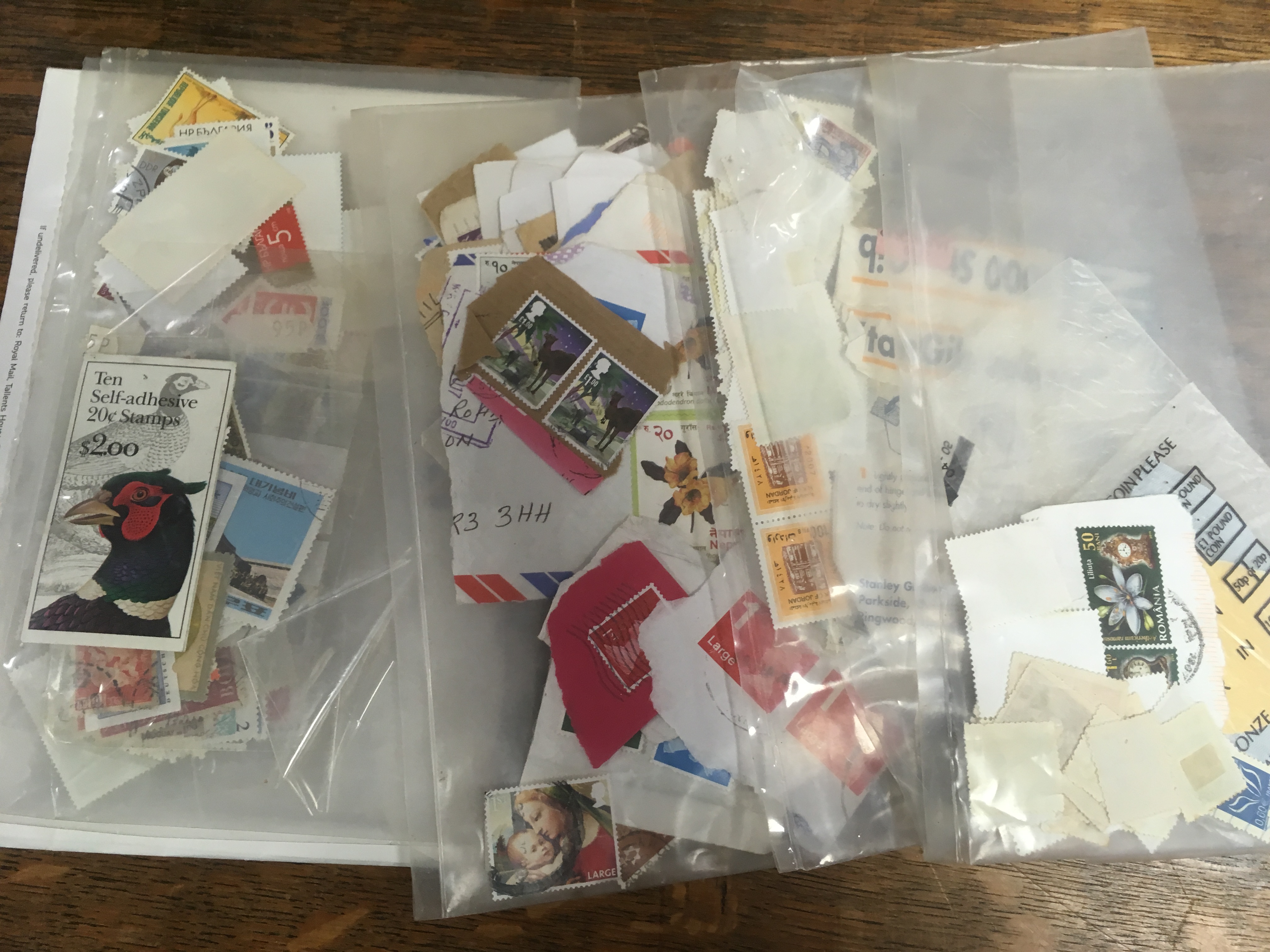 BOX OF OLD STAMP CATALOGUES, SEVERAL SG SECTIONALS, PLUS LOOSE STAMPS AND TWO EMPTY ALBUMS WITH - Image 3 of 3