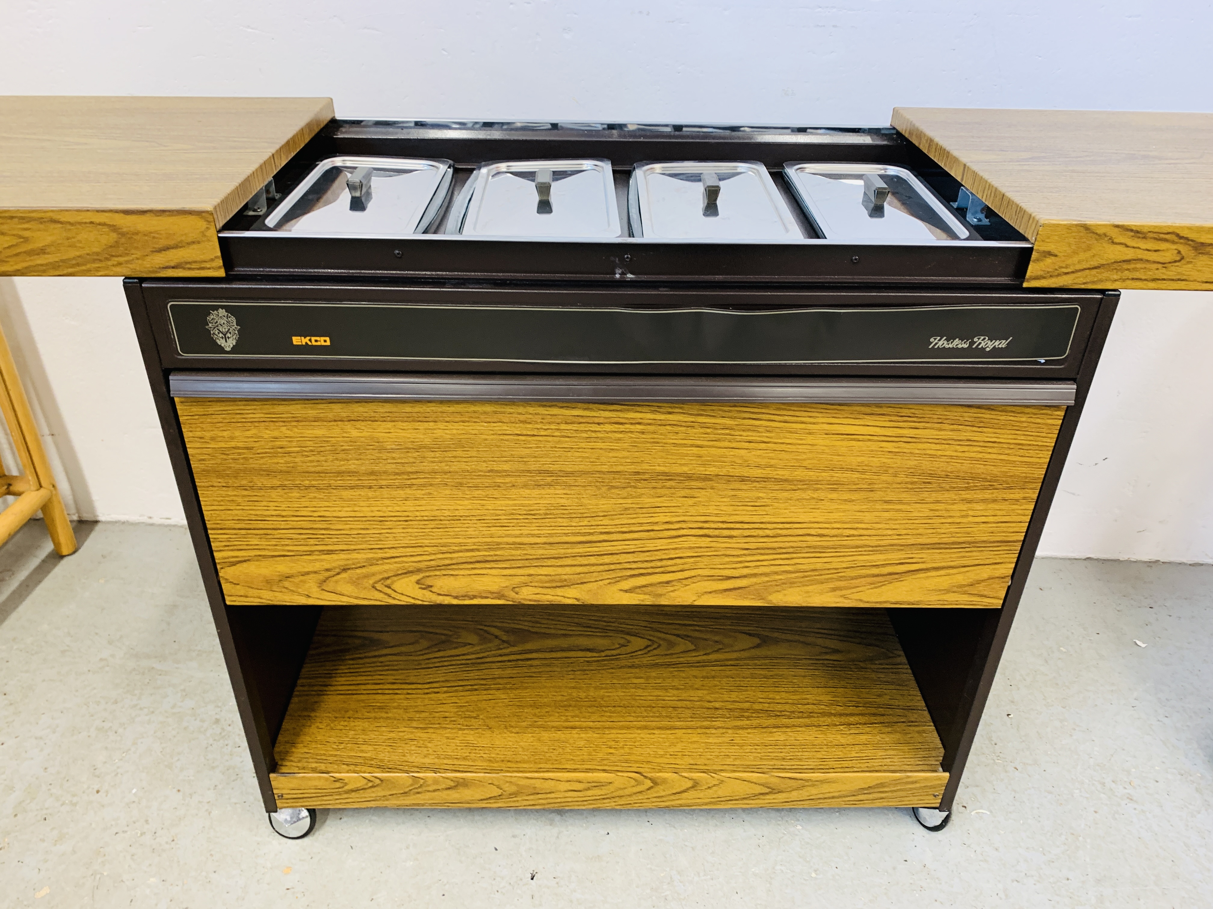 EKCO HEATED HOSTESS TROLLEY - SOLD AS SEEN. - Image 7 of 8