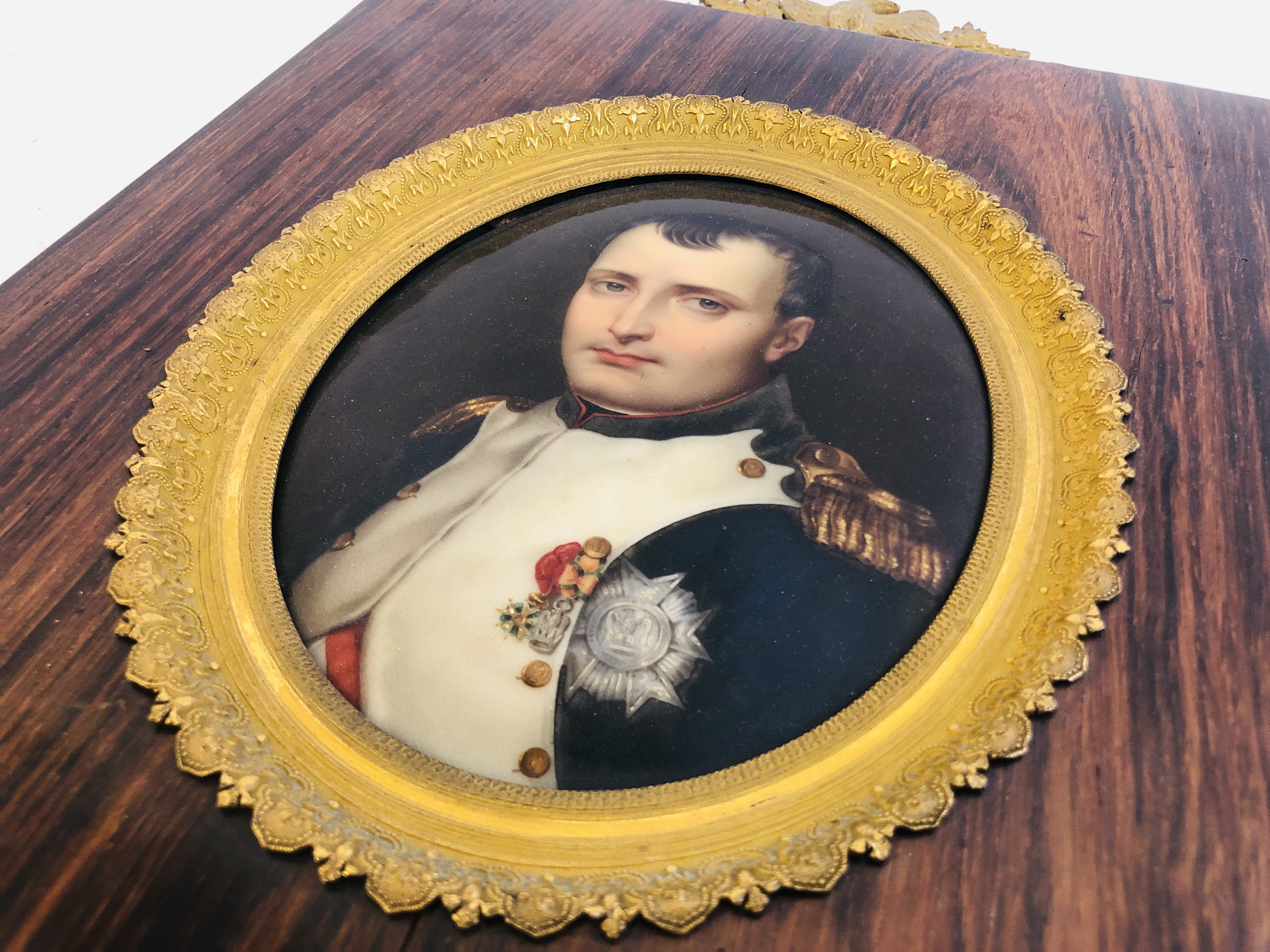 AN OVAL ENAMELLED PLAQUE OF NAPOLEON BY J. - Image 8 of 17