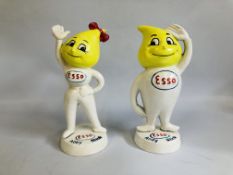 (R) PAIR ESSO BOY AND GIRL FIGURES