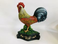 (R) COCKEREL DOORSTOP