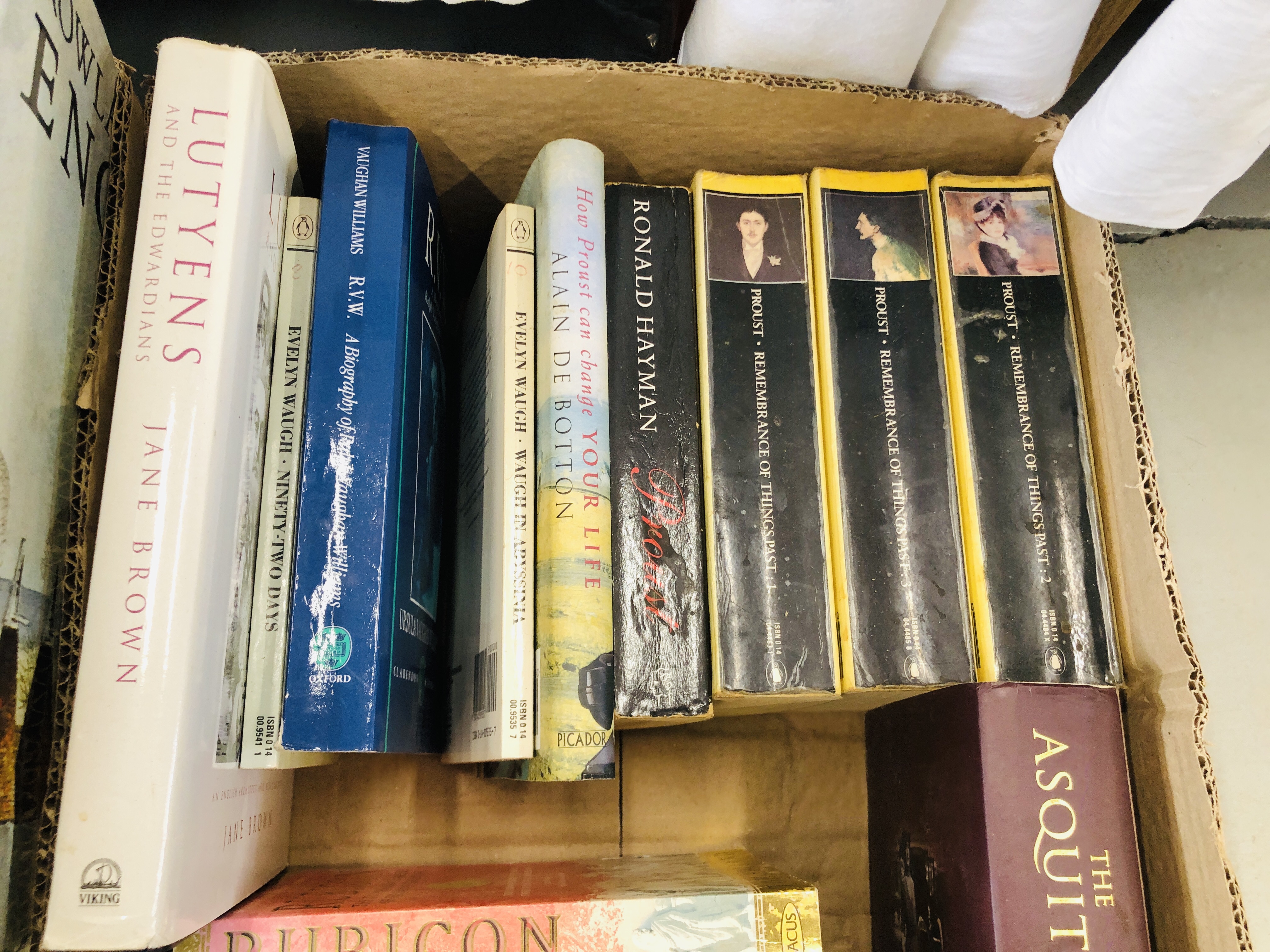 5 BOXES BOOKS TO INCLUDE NOVELS, REFERENCE, HISTORY ETC. - Image 3 of 8