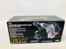 GMC 750 WATT CARBON FIBRE UNLIMITED REBATE PLANER BOXED AS NEW - SOLD AS SEEN.