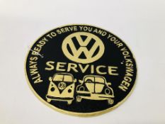 (R) VOLKESWAGEN WALL PLAQUE SALES AND SERVICE
