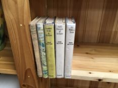 Enid Blyton: 5 books including 1st Edition of First term at Malory Towers, no dust jacket,