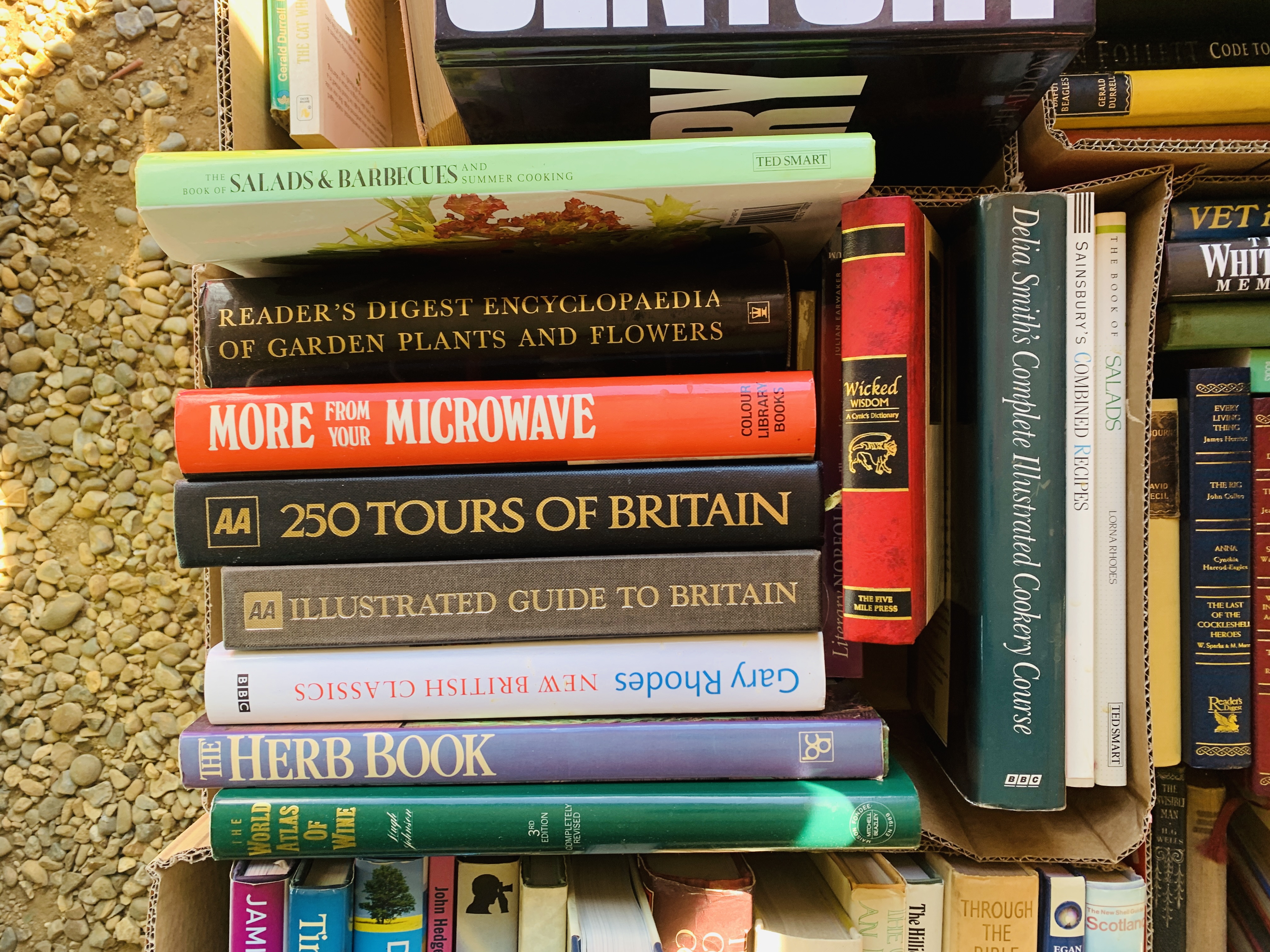 9 X BOXES OF ASSORTED BOOKS TO INCLUDE CHARLES DICKENS, GARDENING, COOKING, NORFOLK ETC. - Image 9 of 10