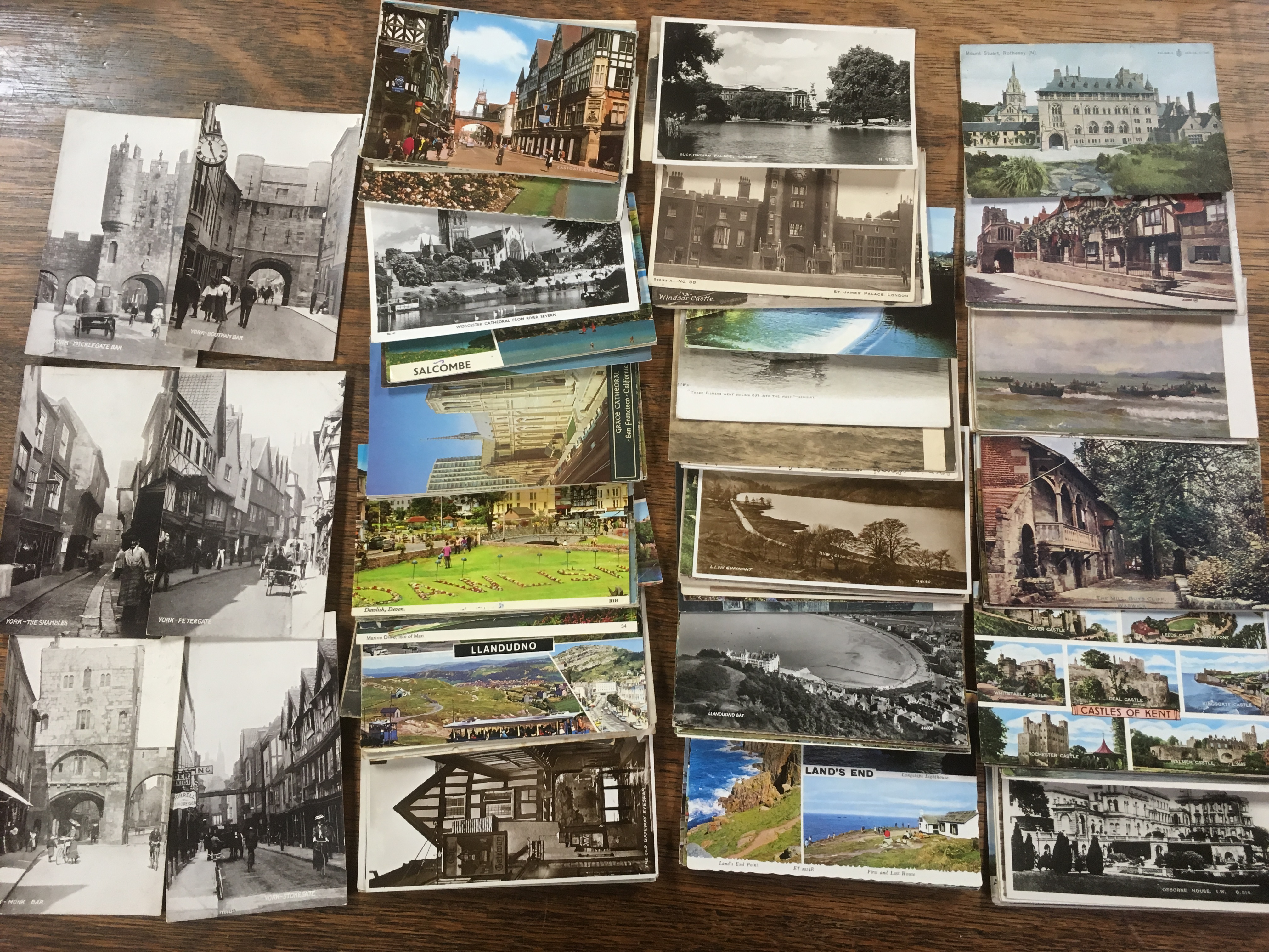 TWO BOXES OF MIXED POSTCARDS, ALL STANDARD SIZE EARLY TO MORE MODERN, - Image 2 of 2
