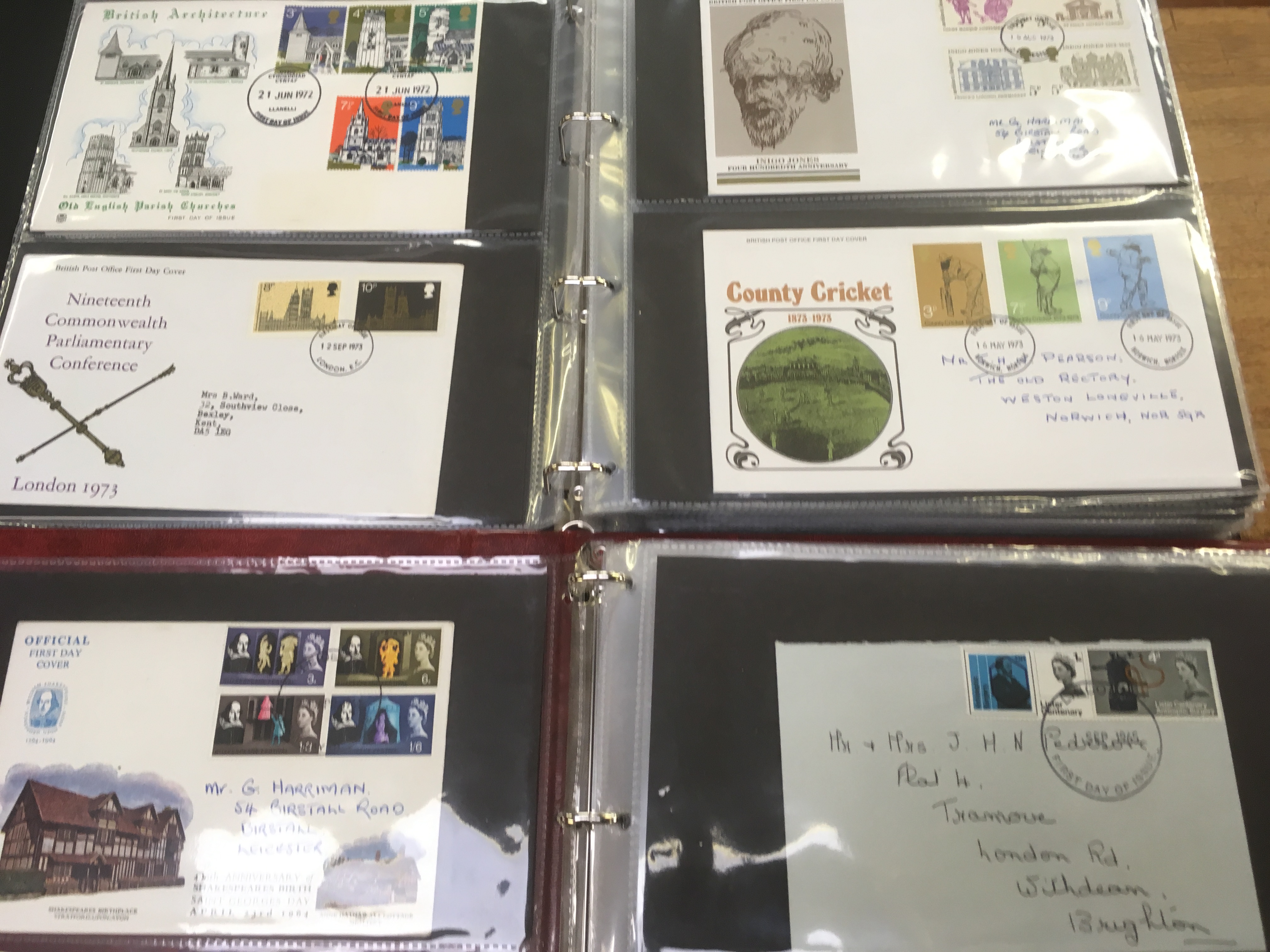 BOX WITH A COLLECTION OF GB FIRST DAY COVERS IN FIVE ALBUMS, 1953-2000 WITH BETTER 1960's. - Image 2 of 6