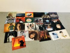 COLLECTION OF VARIOUS RECORDS TO INCLUDE THE BEATLES ABBEY ROAD, MEATLOAF, ABBA, LIONEL RICHIE, ETC.