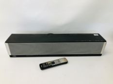 A YAMAHA YSP 30D SOUND BAR WITH REMOTE - SOLD AS SEEN.