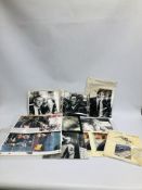 A COLLECTION OF MOVIE HOBBY CARDS AND PROMOTION PICTURES TO INCLUDE TITANIC, STEVE MCQUEEN ETC.