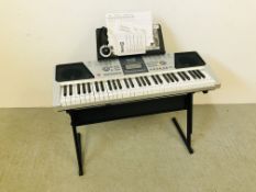 A RHYTHMS ROCK AND JAM RJ-661 KEYBOARD - SOLD AS SEEN.