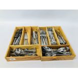 COLLECTION OF LOOSE KINGS PATTERN CUTLERY.