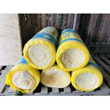 5 X ROLLS 100MM ISOVER RD PARTY WALL INSULATION