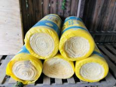 5 X ROLLS 100MM ISOVER RD PARTY WALL INSULATION