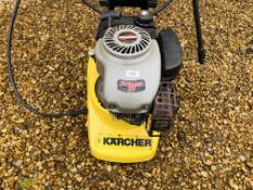 A K'ARCHER PETROL PRESSURE WASHER - SOLD AS SEEN.