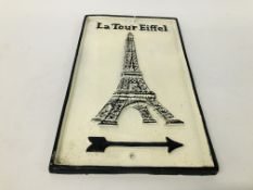 (R) EIFFEL TOWER SIGN