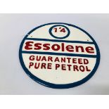 (R) ALUMINIUM ESSOLENE PLAQUE