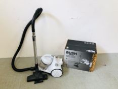 A BUSH BAGLESS CYLINDER VACUUM CLEANER - SOLD AS SEEN