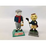 (R) 2 SMALL GOLFER FIGURES