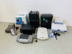 QUANTITY OF HOUSEHOLD ELECTRICALS TO INCLUDE PRO ACTION SHREDDER,