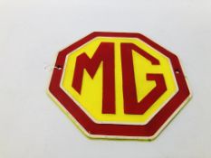 (R) MG CAR WALL PLAQUE