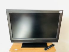 SONY 32 INCH TELEVISION SET WITH REMOTE - SOLD AS SEEN