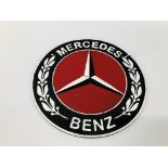 (R) MERCEDES BENZ PLAQUE