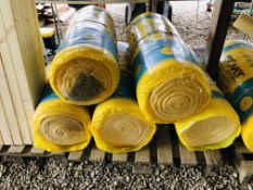 5 X ROLLS 100MM ISOVER RD PARTY WALL INSULATION