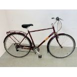 A CIVIA TWIN CITY GENTS 7 SPEED BICYCLE.