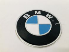 (R) ALUMINIUM BMW PLAQUE