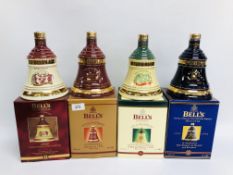 THREE BELLS WADE WHISKY CHRISTMAS DECANTERS (70CL.