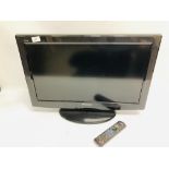 PANASONIC VIERA 26 INCH LCD TELEVISION MODEL TX-L26X20B WITH REMOTE CONTROL - SOLD AS SEEN