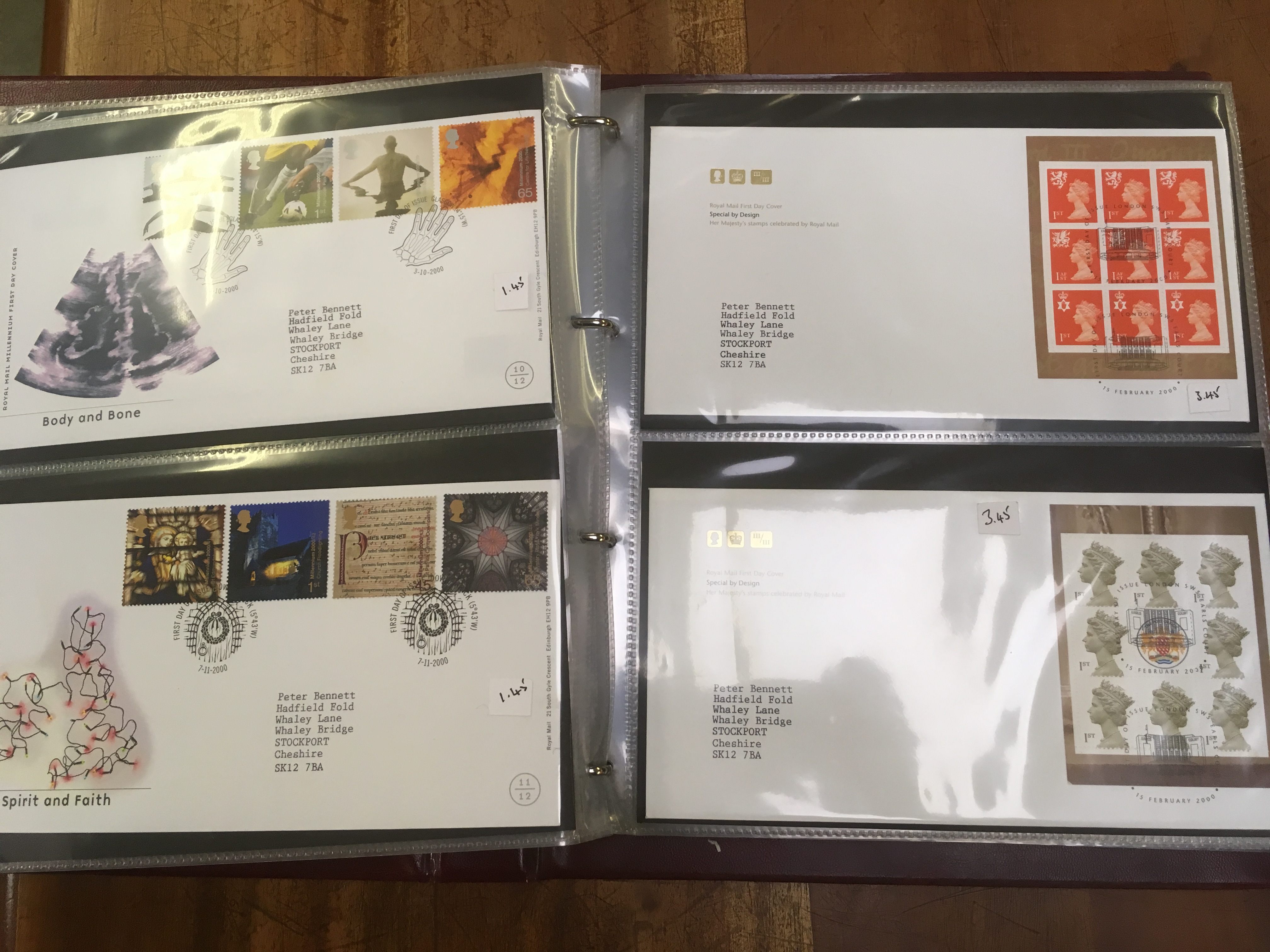 TUB WITH GB FIRST DAY COVERS TO ABOUT 2003 IN THREE ROYAL MAIL ALBUMS, - Image 2 of 4
