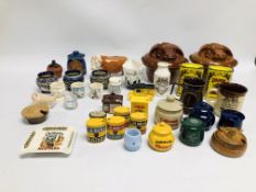 COLLECTION OF ASSORTED CABINET COLLECTIBLES RELATING MAINLY TO COLMANS MUSTARD,