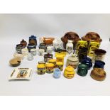 COLLECTION OF ASSORTED CABINET COLLECTIBLES RELATING MAINLY TO COLMANS MUSTARD,